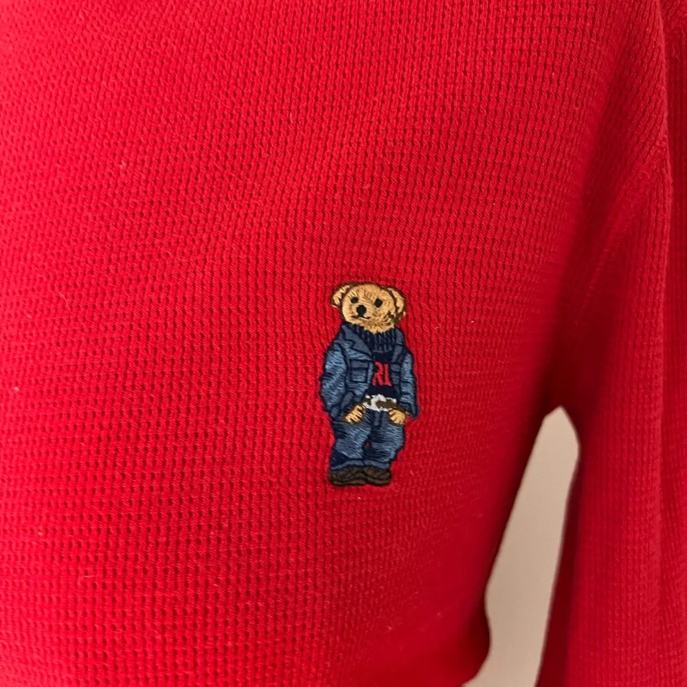 Polo Ralph Lauren Red Henley